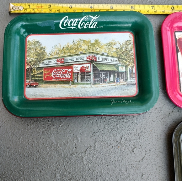 Coca cola trays set of 5 1998   1991 - Picture 4 of 4
